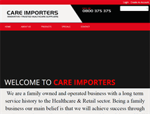 Tablet Screenshot of careimporters.co.nz